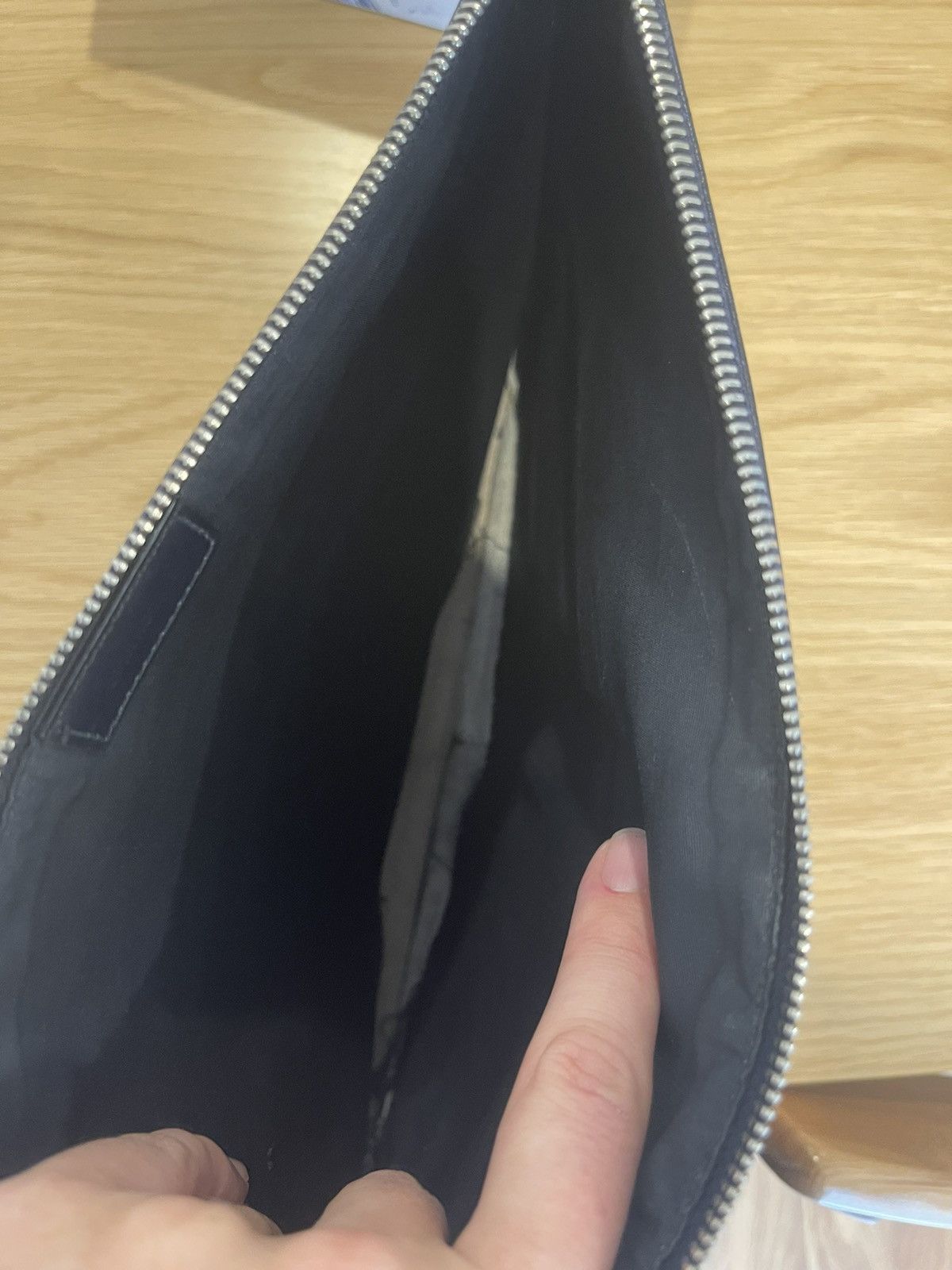 Dior × Kris Van Assche Dior Homme a4 document/ipad bag/wallet patent leather Size ONE SIZE - 5 Thumbnail