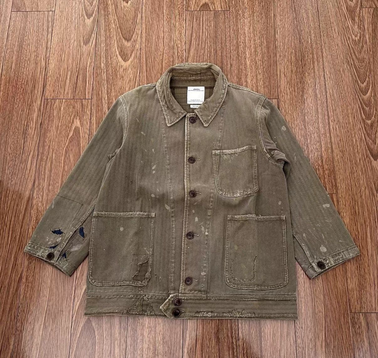 Visvim Hendee trench (herringbone) | Grailed