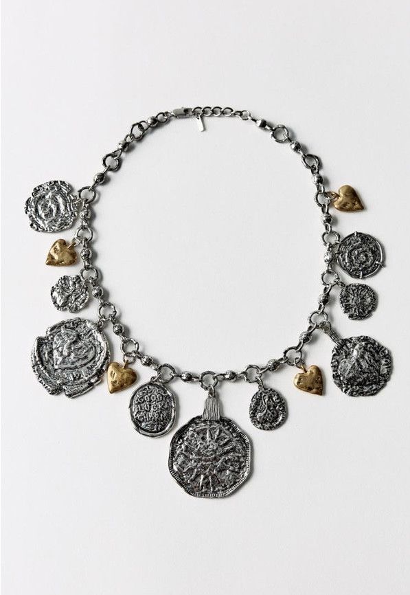 Zara Zara heart medallion necklace Size ONE SIZE - 1 Thumbnail