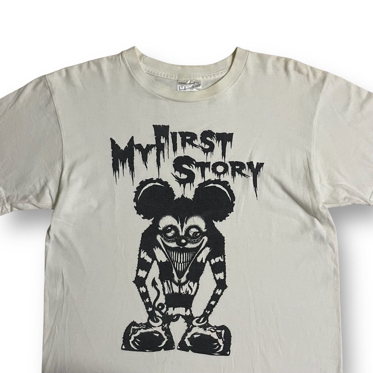 Disney Rare White Tee Japan Punk Band Disney My First Story Size US S / EU 44-46 / 1 - 2 Thumbnail