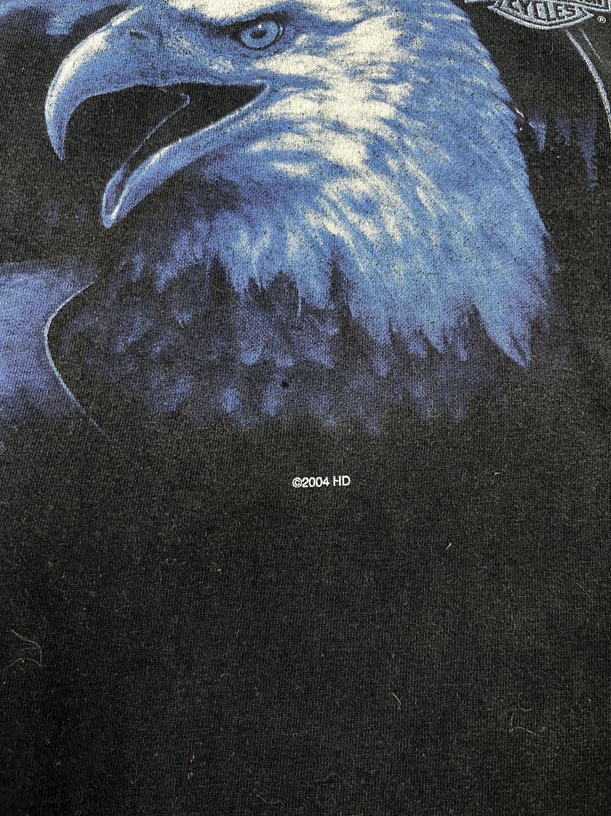 Harley Davidson × Vintage Harley Davidson Vintage 2004 Eagle Biker Faded T Shirt XL Size US XL / EU 56 / 4 - 7 Thumbnail