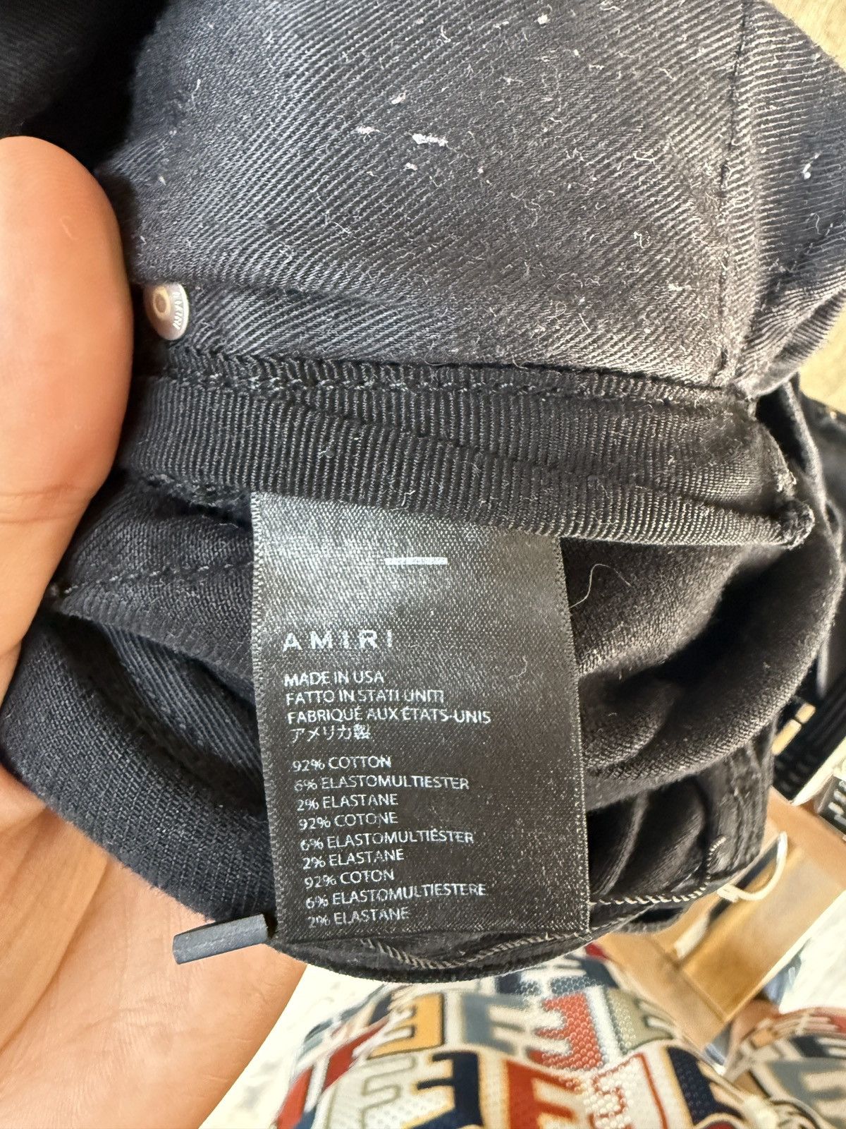 Amiri Amiri Black MX2 Denim Jeans Size US 31 - 10 Thumbnail
