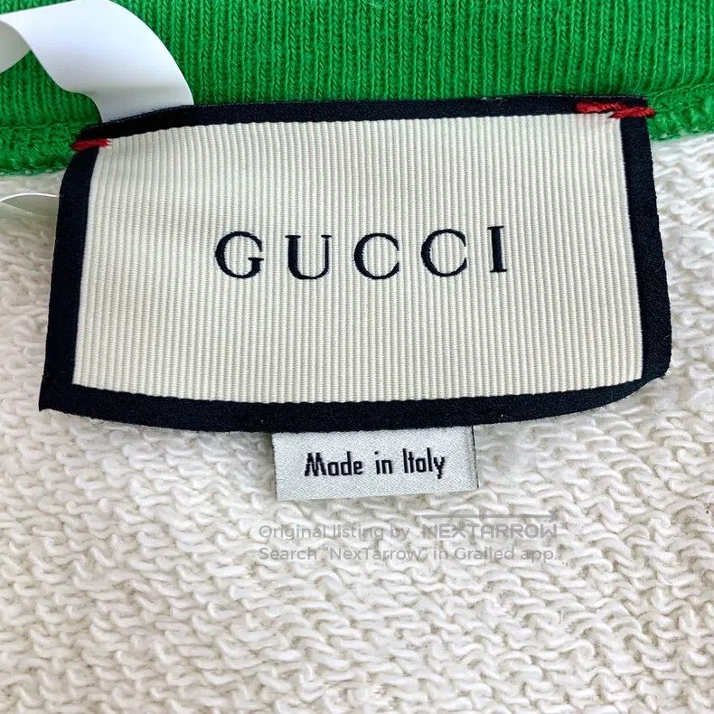 Gucci Gucci Colour-blocked logo letter sequin cotton round-neck Size US S / EU 44-46 / 1 - 6 Thumbnail