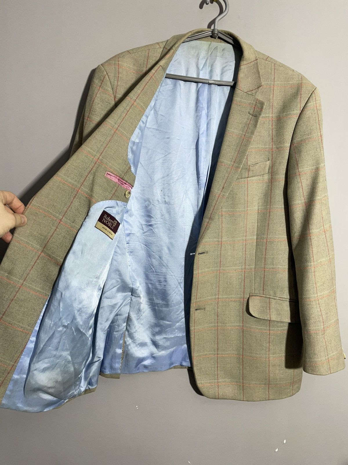 Other Robert Noble Santinelli Tailoring Check Pattern blazer Size 42R - 16 Thumbnail