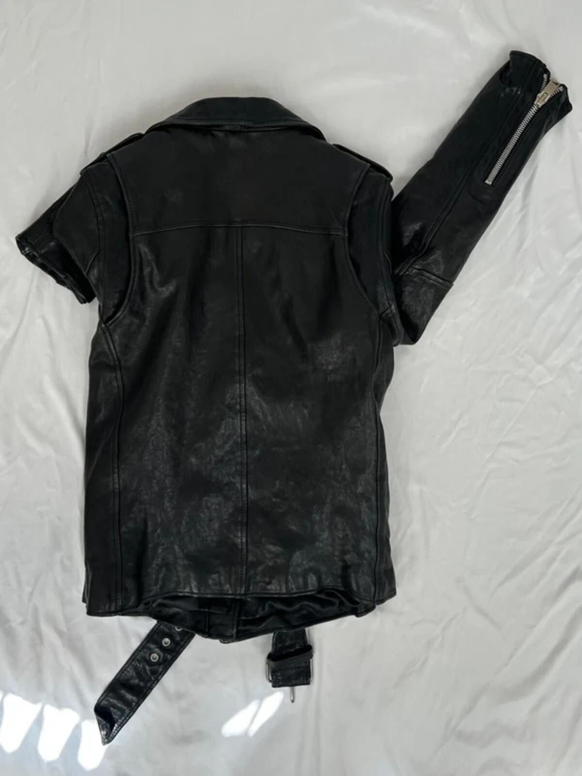 Undercover Japanese Oil Shrinked Leather Biker Jacket Size S / US 4 / IT 40 - 3 Thumbnail