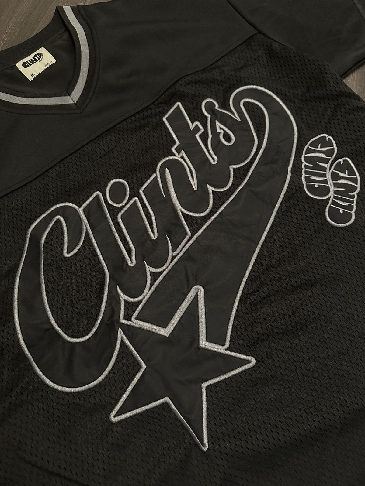 Clints Clints Star Logo Football Jersey Black Medium M Size US M / EU 48-50 / 2 - 2 Thumbnail