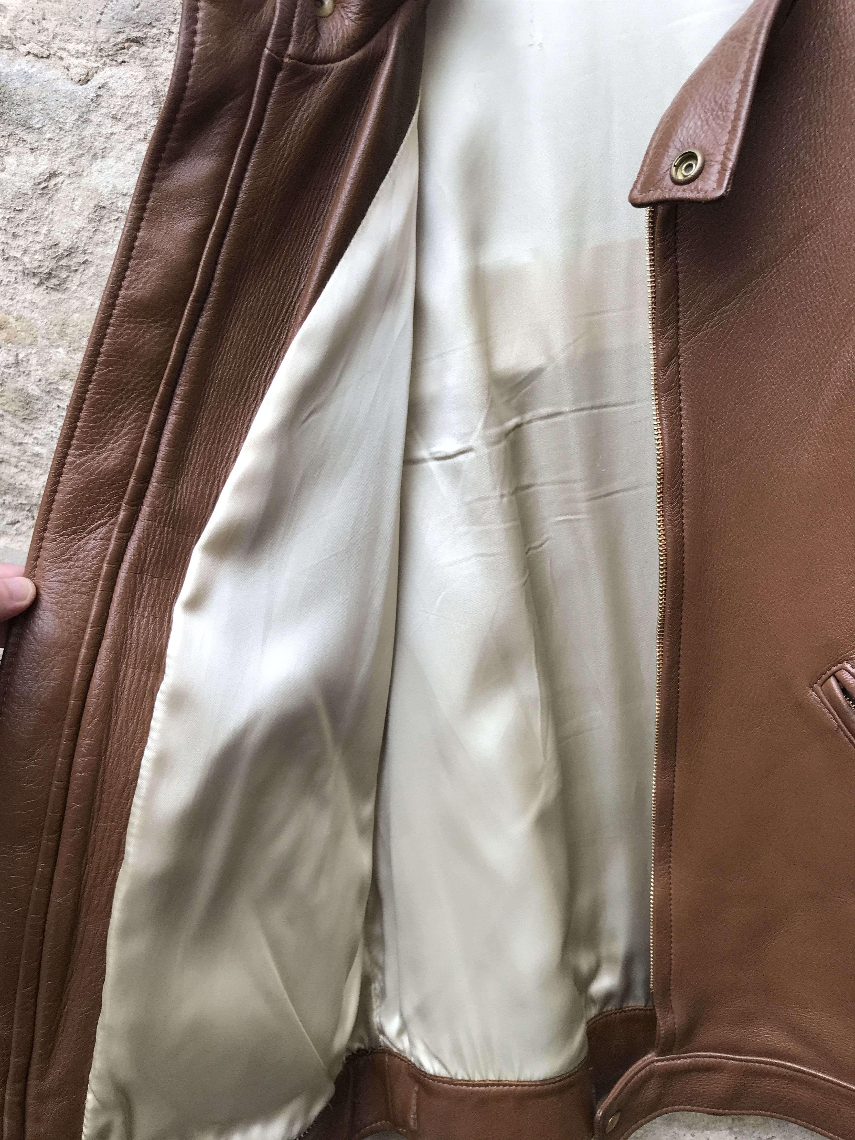 Vintage Vintage 60s Mid Western Sport Togs Deerskin Leather Jacket Size US XL / EU 56 / 4 - 11 Thumbnail