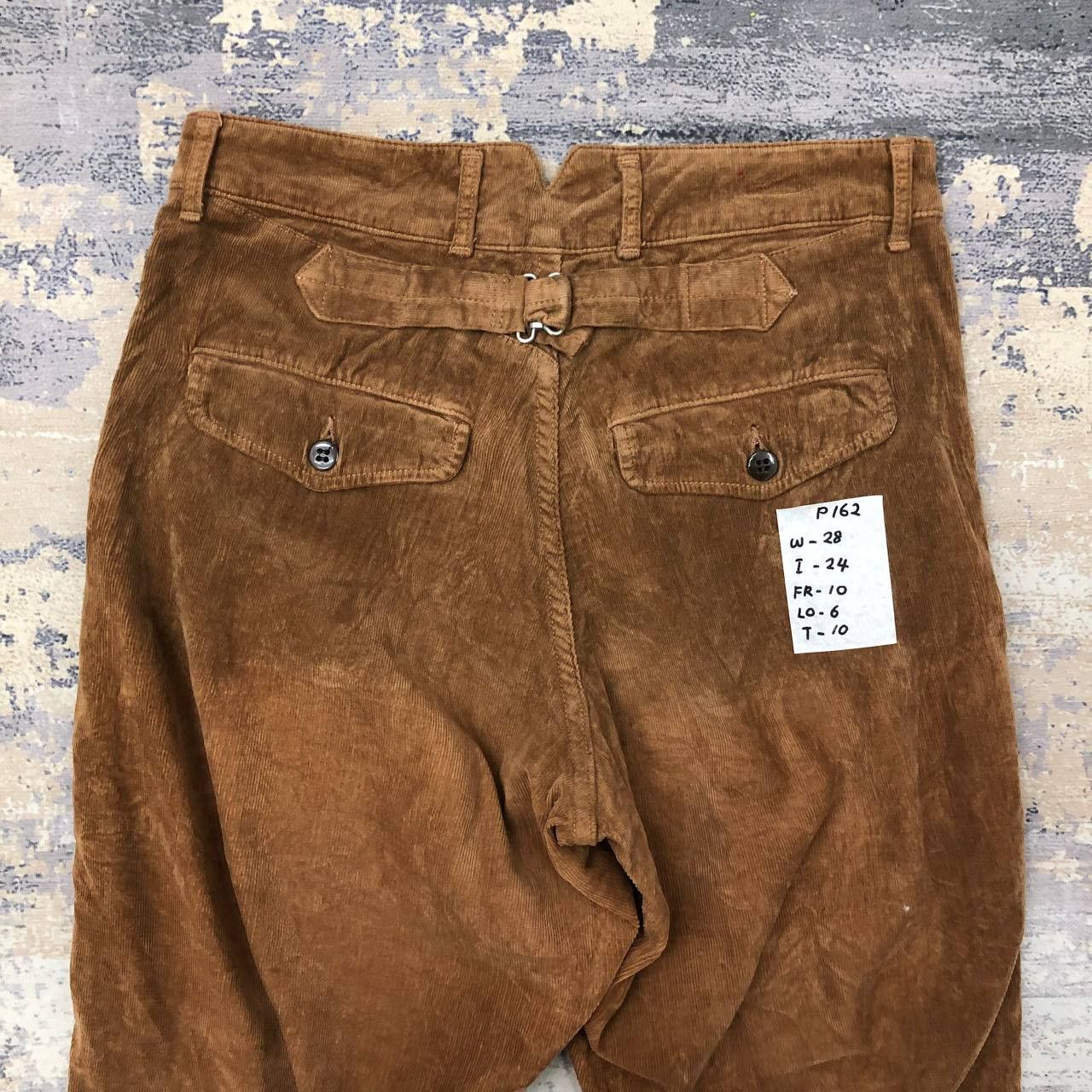 Japanese Brand P162 D.M.G JAPAN MADE CORDUROY SKINNY ANKLE PANTS Size US 28 / EU 44 - 4 Thumbnail