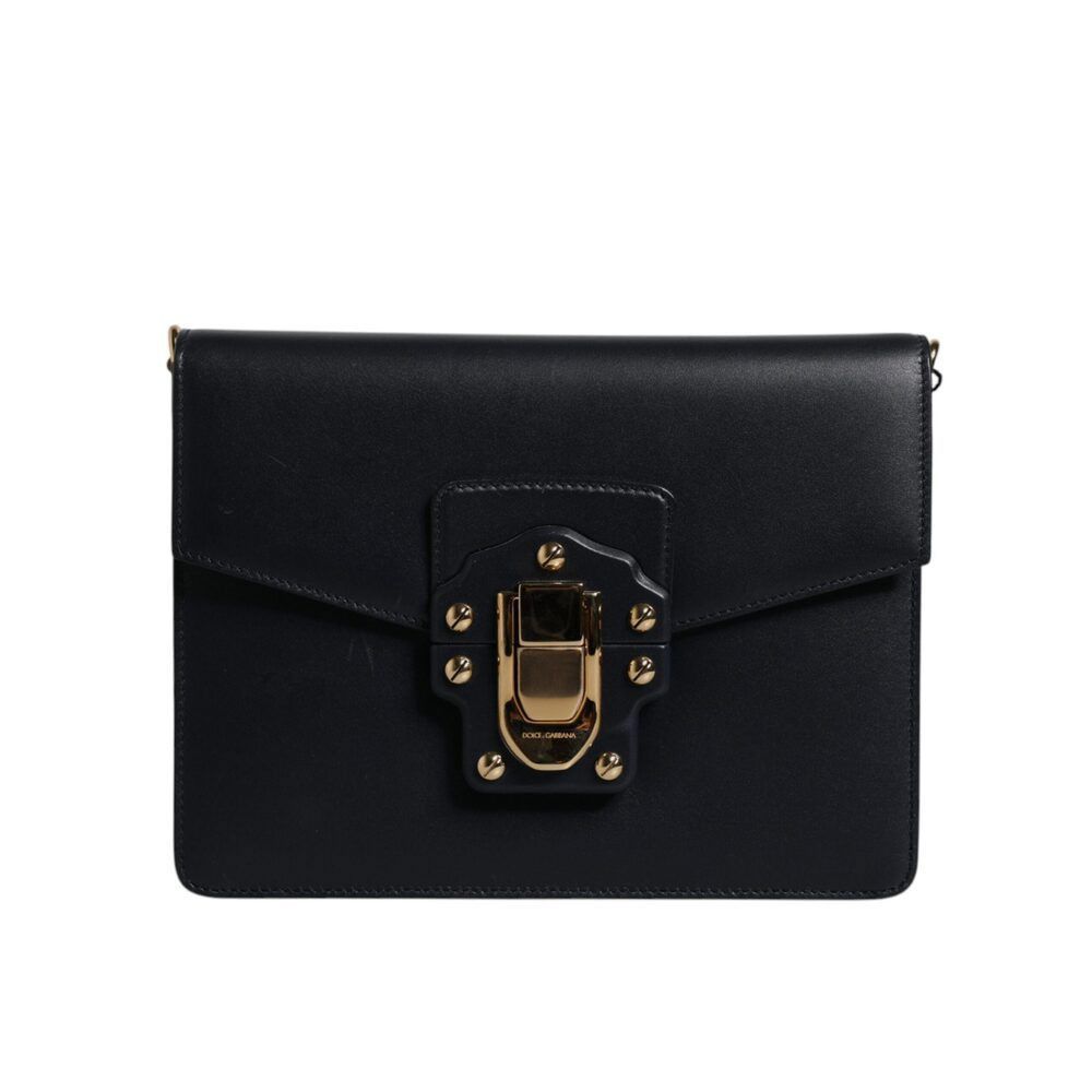 Dolce & Gabbana Dolce & Gabbana Black Calfskin Leather Shoulder Strap Bag Wo Size ONE SIZE - 2 Thumbnail