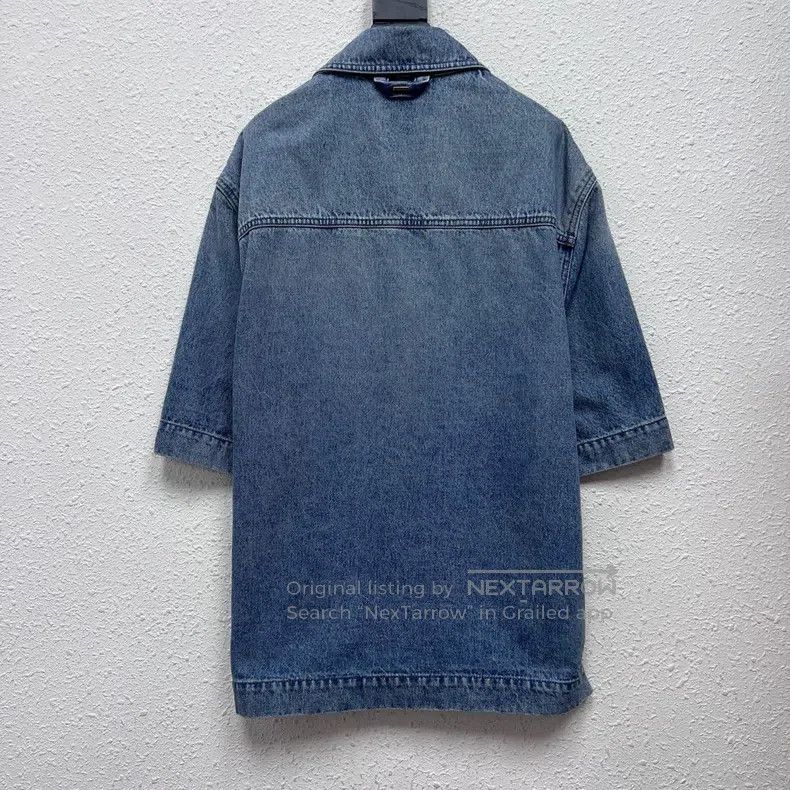 Louis Vuitton Louis Vuitton New Lumberjack Embossed Laohua Denim Short S Size US M / EU 48-50 / 2 - 2 Thumbnail