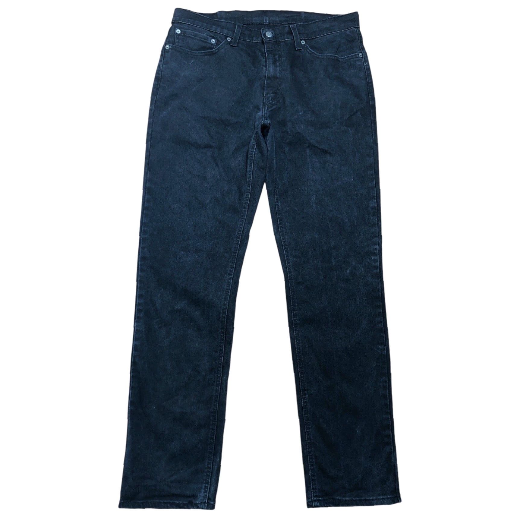 Levi's Levi's 541 Athletic Taper Jeans Denim Black 34x34 Men Regular 5-Pocket Belt Loops Zip Fly Leather Logo Size US 34 / EU 50 - 2 Thumbnail