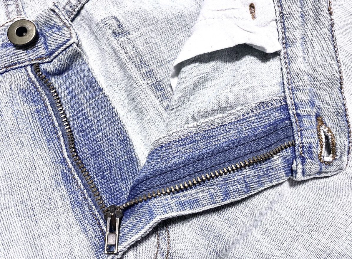 Miu Miu Vintage Archival Miu Miu Washed Blue Distressed Jeans Denim Size US 36 / EU 52 - 13 Thumbnail