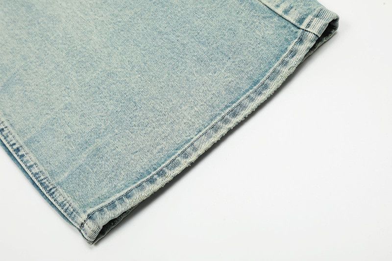 Jean American retro light-washed distressed jeans for men Size US 32 / EU 48 - 5 Thumbnail
