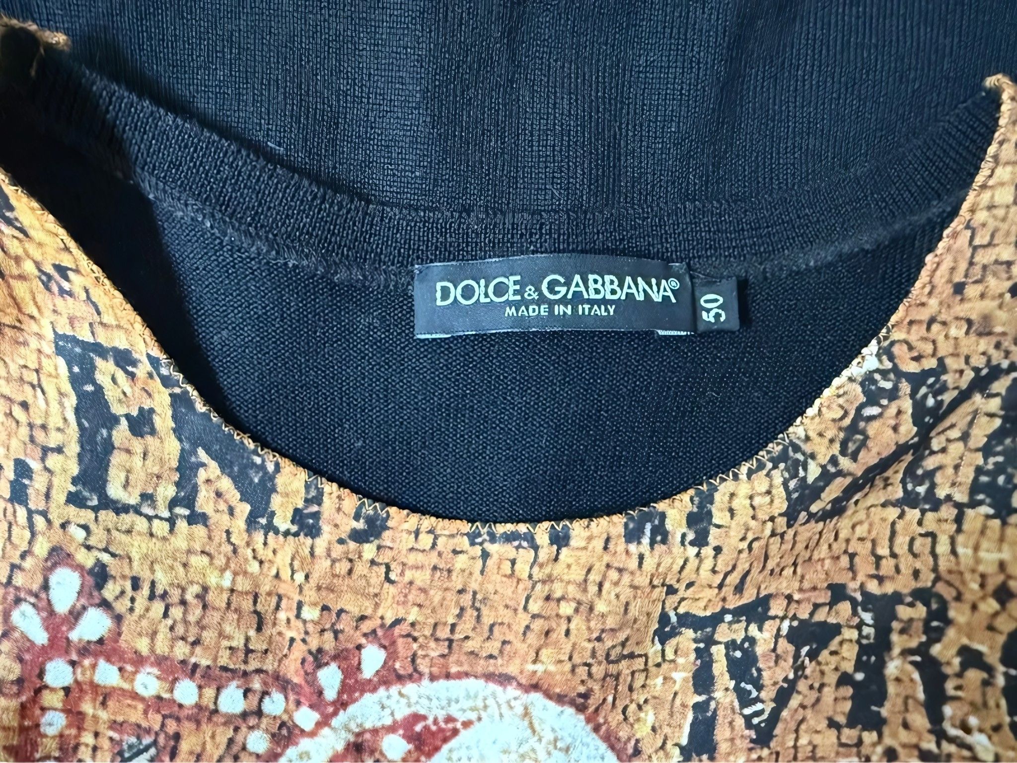 Dolce & Gabbana ARCHIVE F/W 2013 RUNWAY SILK PRINTED LONGSLEEVE Size US M / EU 48-50 / 2 - 3 Thumbnail