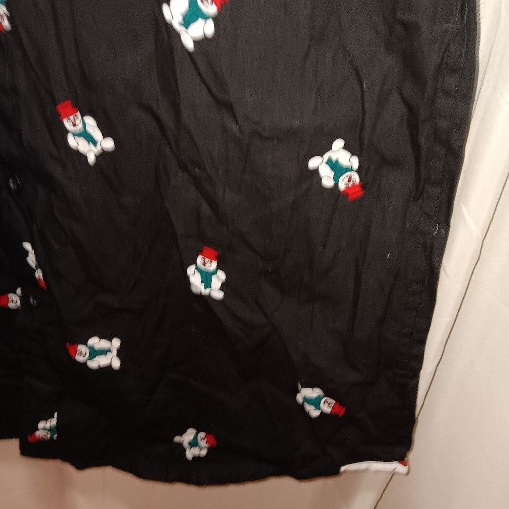 Eighth Avenue EighthAvenue, Christmas men's button front shirt, Med, nwt Size US M / EU 48-50 / 2 - 7 Thumbnail