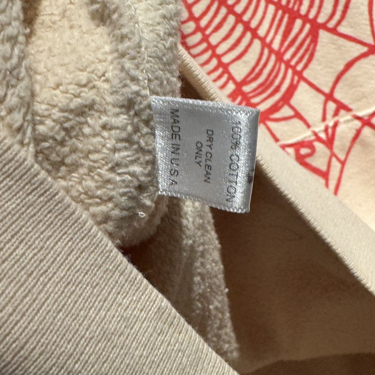 Sp5der Rare OG first Spider hoodie beige Size US L / EU 52-54 / 3 - 4 Thumbnail