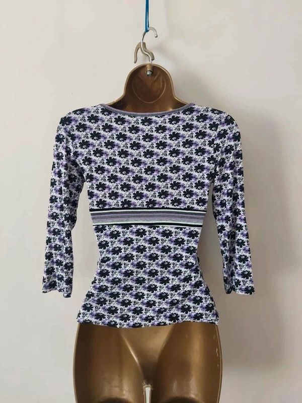 Vintage Vintage 3/4 sleeved top Size S / US 4 / IT 40 - 3 Thumbnail