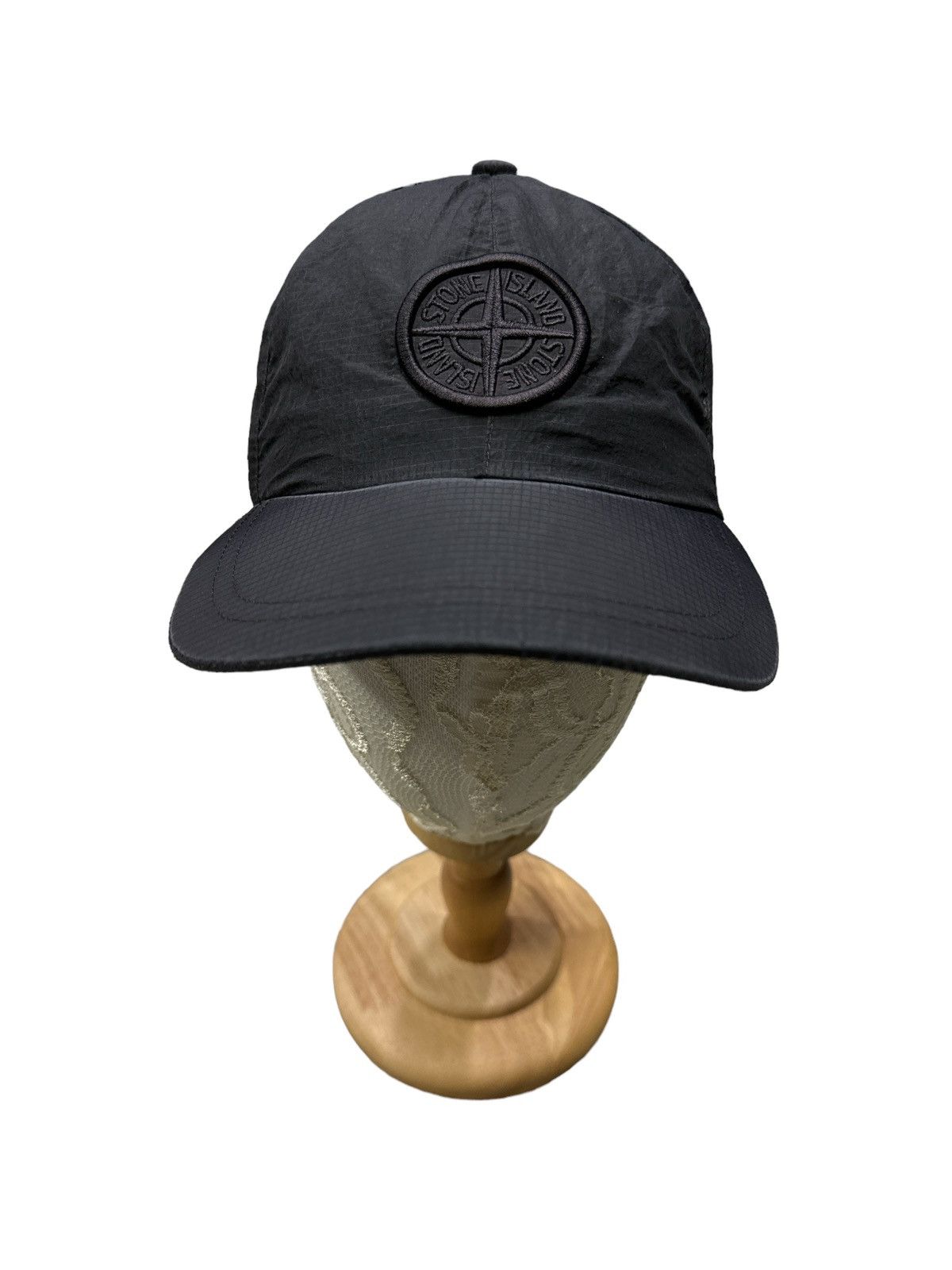 Stone Island VINTAGE STONE ISLAND 6 PANEL LOGO NYLON CAP Size ONE SIZE - 4 Thumbnail