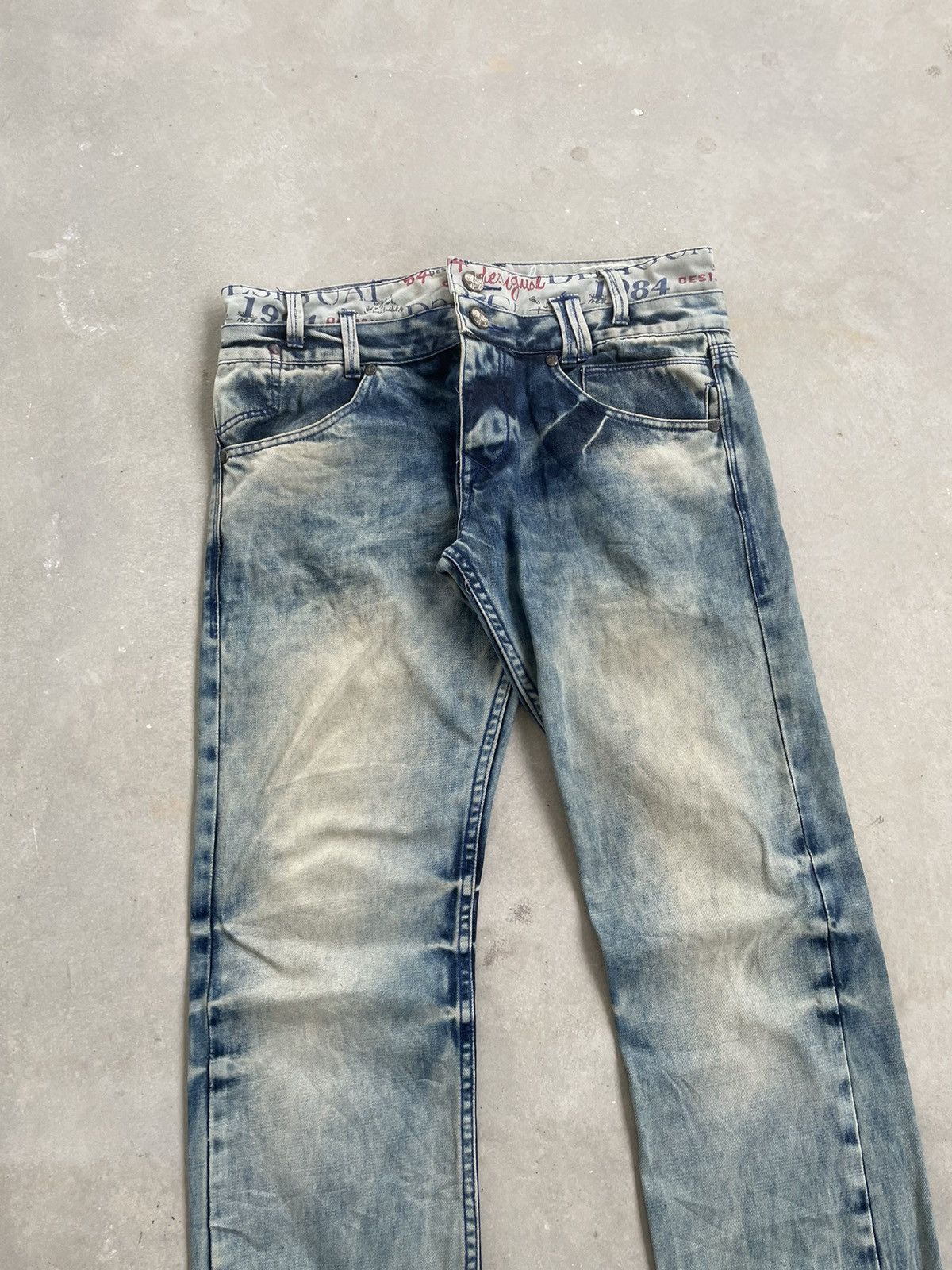 Desigual DESIGUAL DOUBLE WAIST PANT WIDE LEG DENIM Size US 32 / EU 48 - 2 Thumbnail