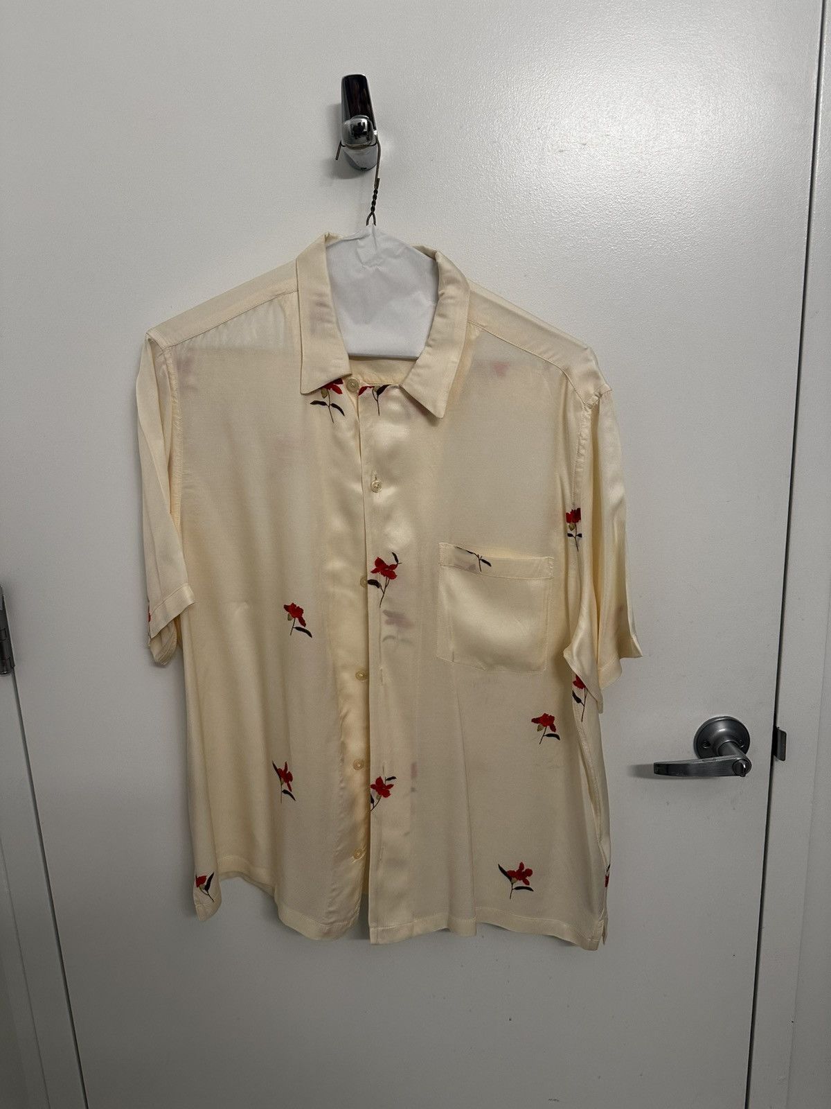 Off White Floral AllSaints Shirt