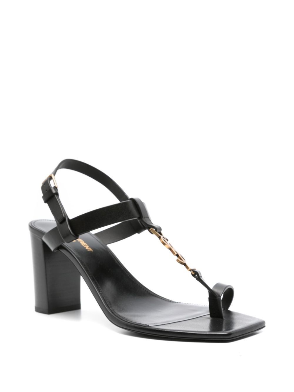 oc11z1125 Cassandra Sandals in Smooth Leather in Black