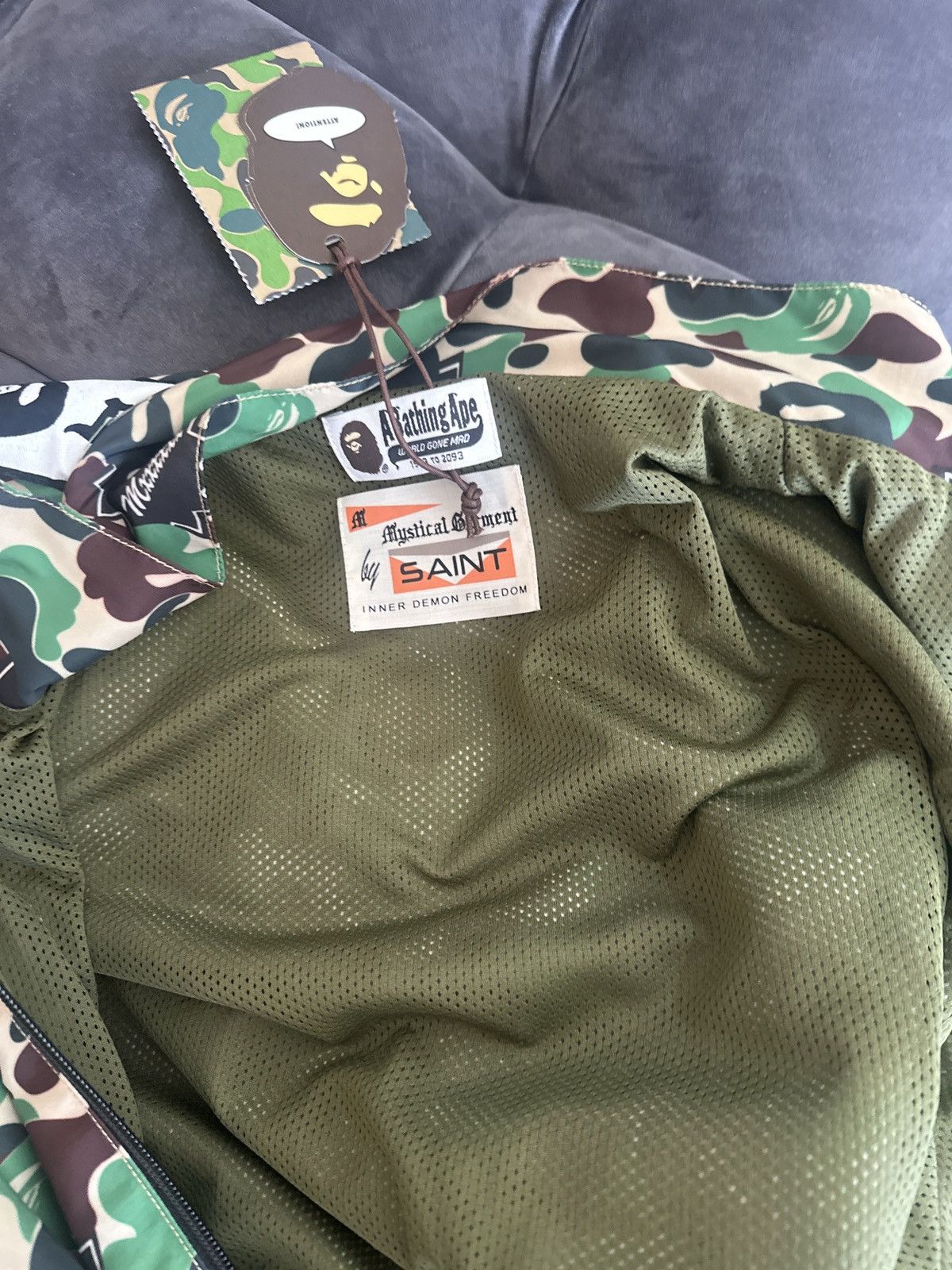 Bape × Saint Michael Saint Michael x Bape jacket Size US XL / EU 56 / 4 - 6 Thumbnail