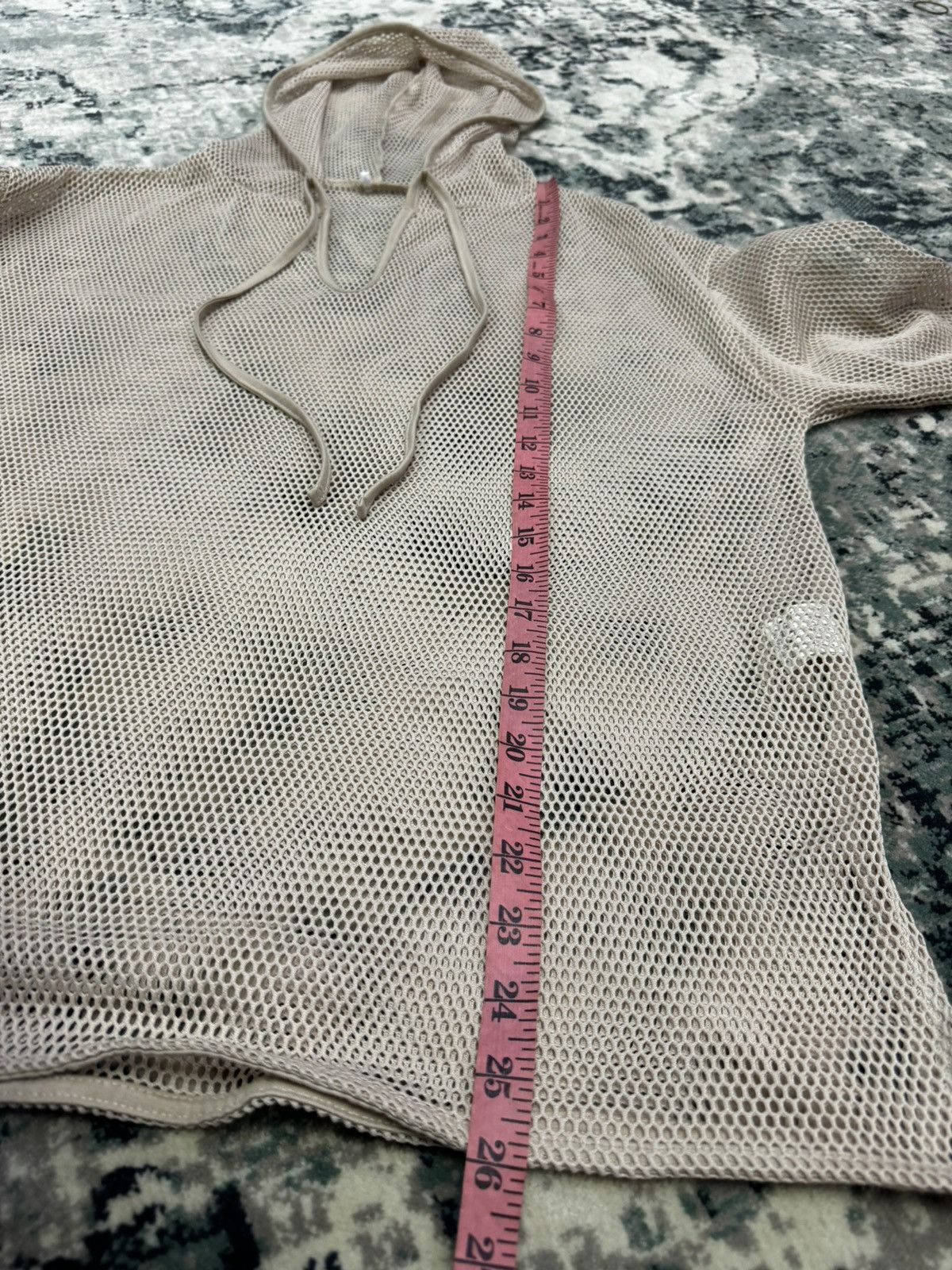 Japanese Brand SUPER RARE MESH NET SEE THROUGH HOODIE Size US M / EU 48-50 / 2 - 4 Thumbnail