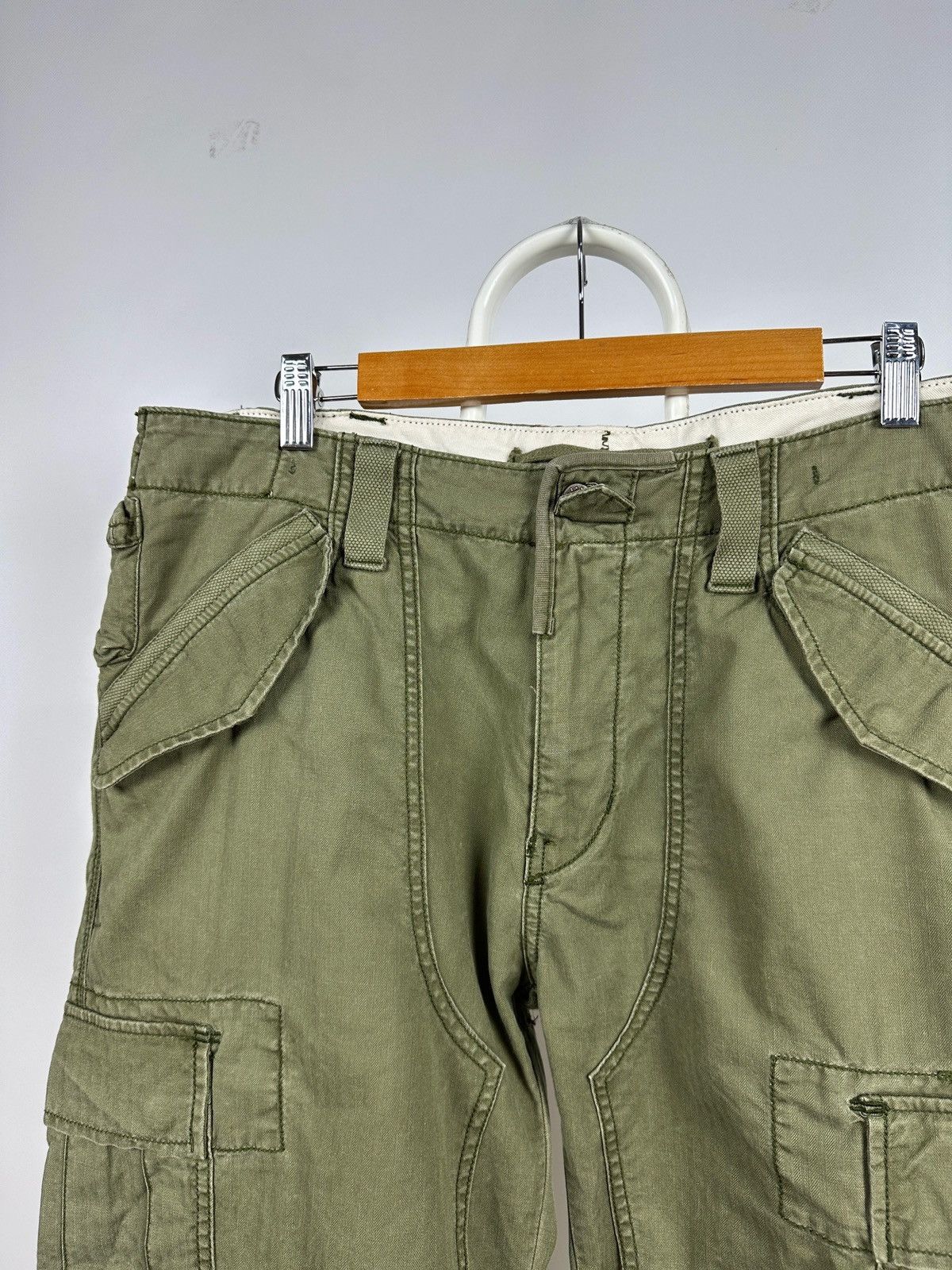 Japanese Brand Vintage Polo Ralph Lauren Cargo Tactical Multi Pockets Pants Size US 36 / EU 52 - 8 Thumbnail