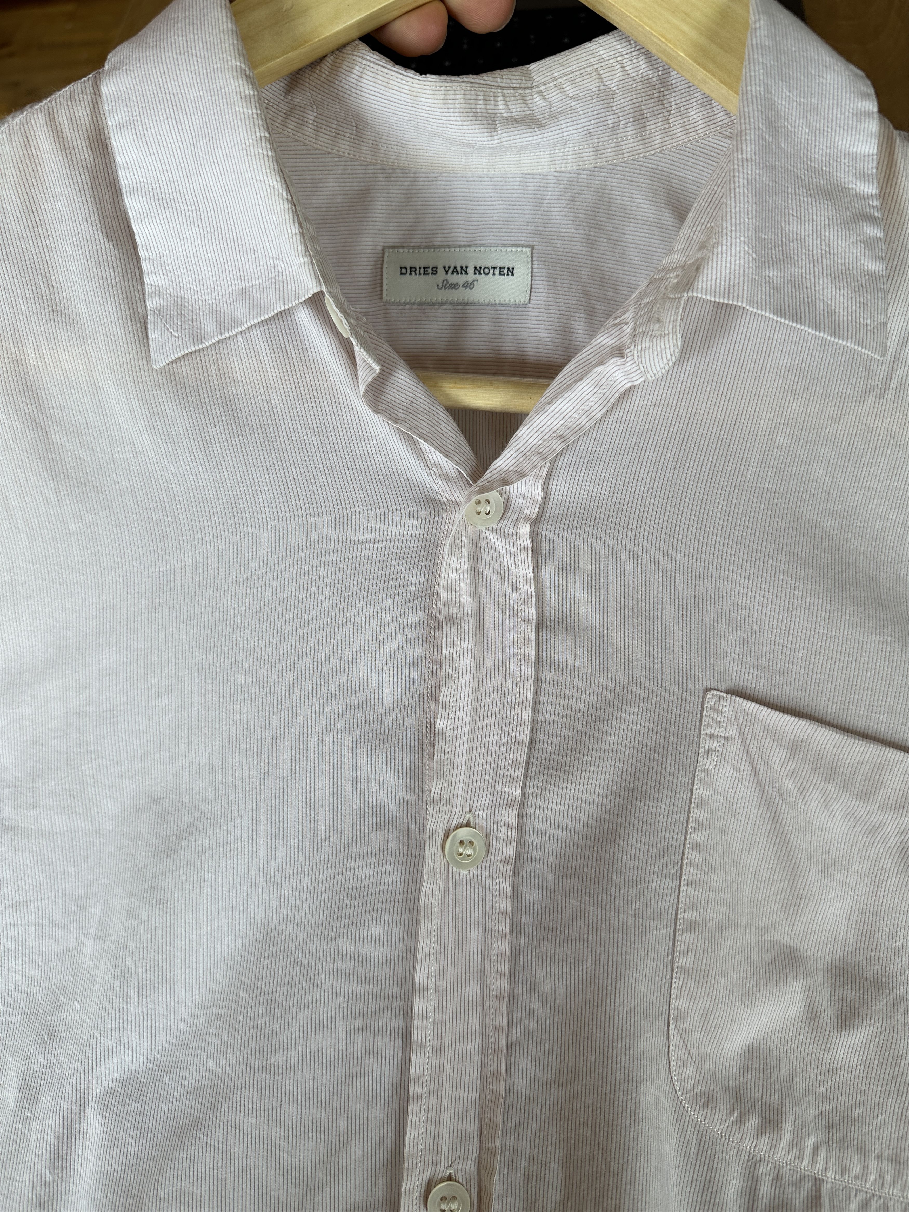 Dries Van Noten Dries Van Noten Striped Button Up Shirt Size US S / EU 44-46 / 1 - 4 Thumbnail