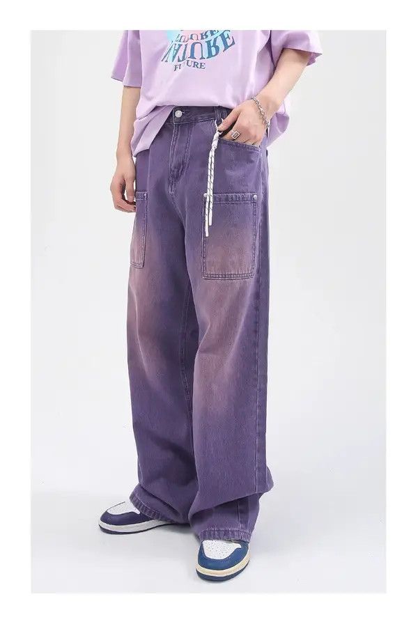 VIBE carpenter skate hiphop faded work jeans Size US 32 / EU 48 - 2 Thumbnail