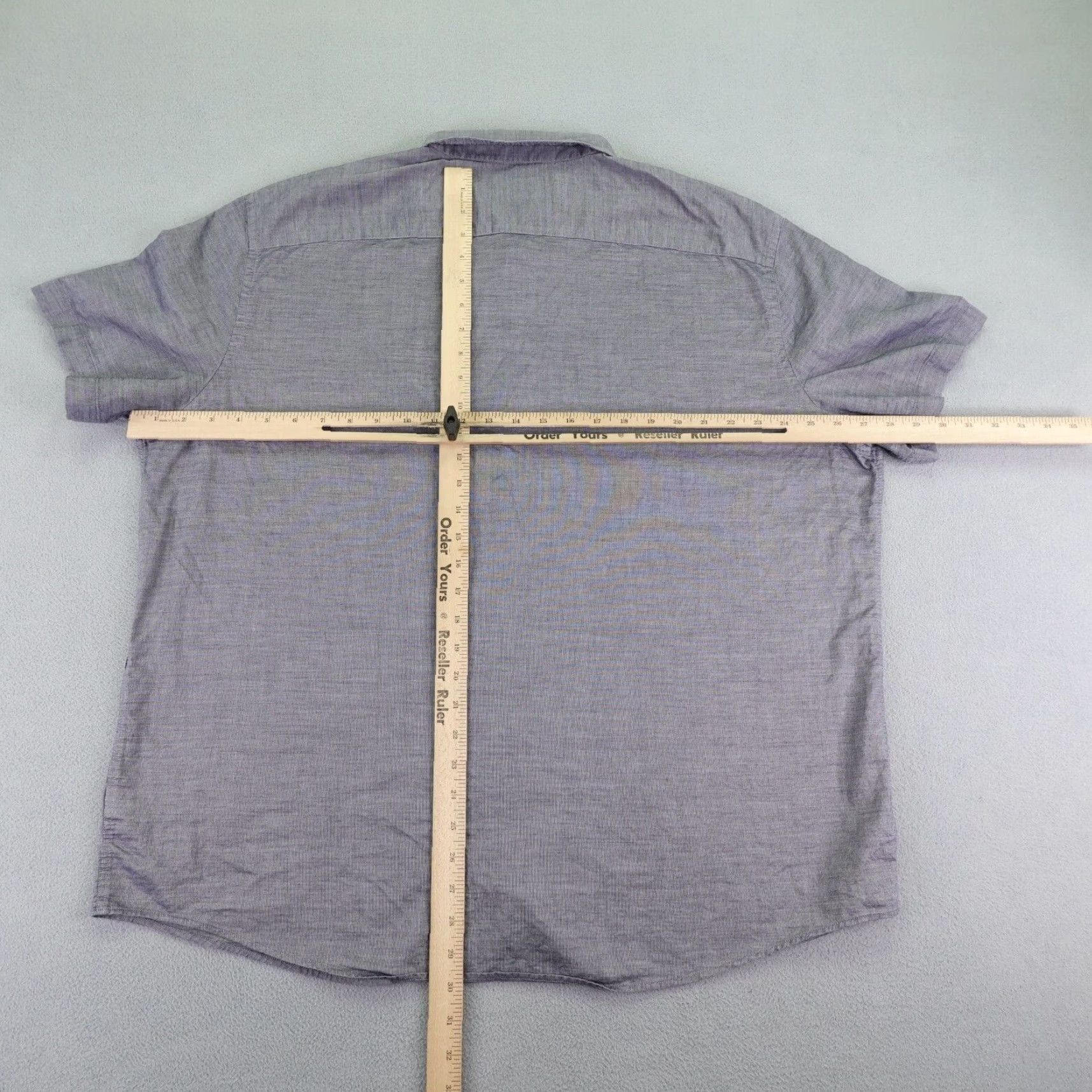 UNTUCKit UNTUCKit Shirt Mens 3XL Gray Button-Up Short Sleeve Casual Outdoor Pocket Shirt Size US XXL / EU 58 / 5 - 7 Thumbnail