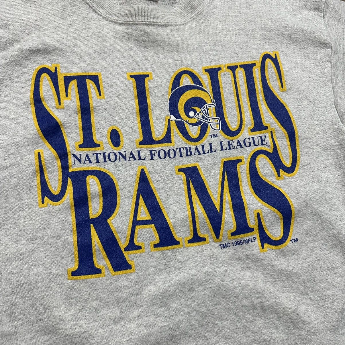 NFL Vintage 1995 NFL St. Louis Rams Spell-Out Crewneck Size US XL / EU 56 / 4 - 5 Thumbnail