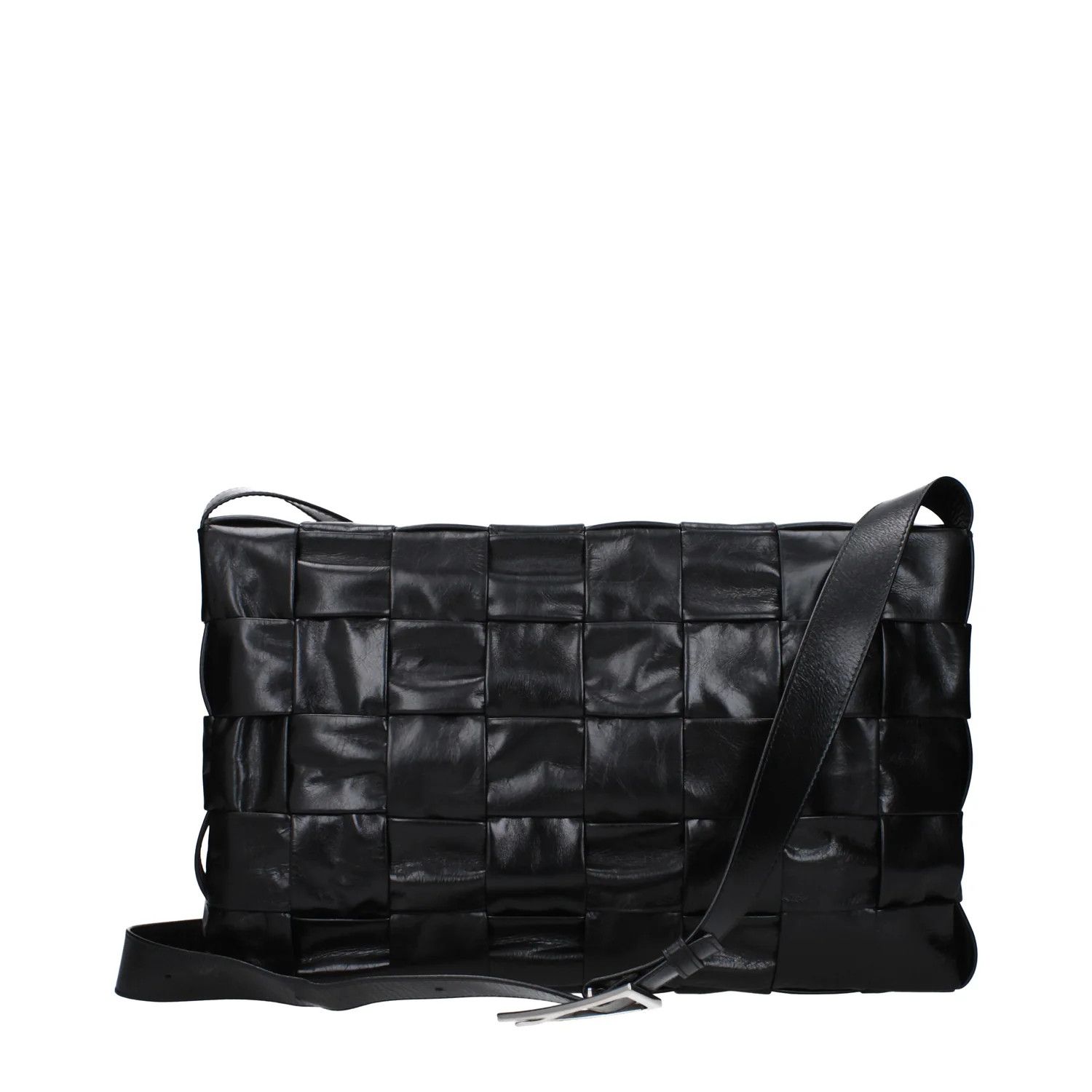 Bottega Veneta ob1o1e0325 Size: OS / Leather Crossbody Bag in Black Size ONE SIZE - 3 Thumbnail