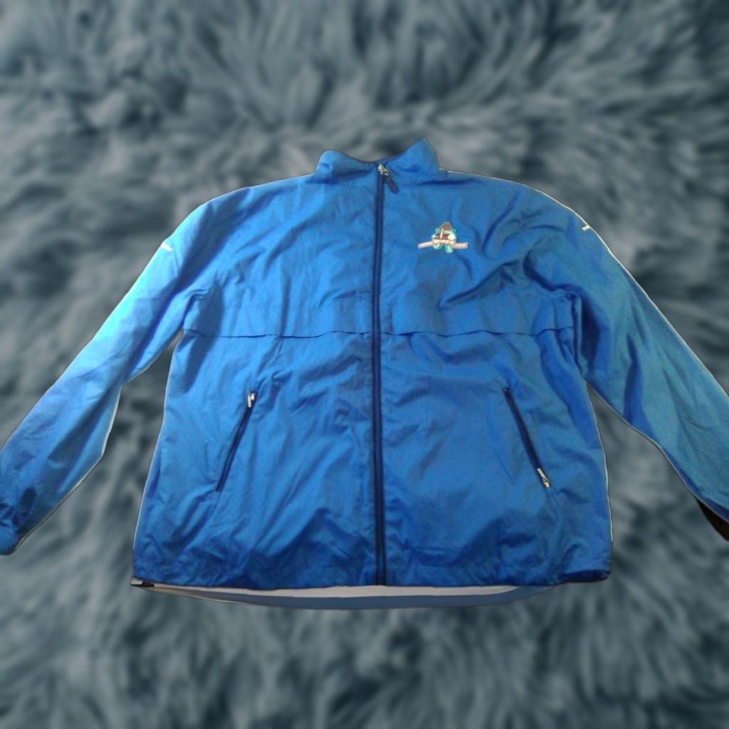 Vintage Men's XL Blue Windbreaker Super Bowl 42 Host 2008 Golf TV 3 Pulte Homes Size US XL / EU 56 / 4 - 1 Thumbnail