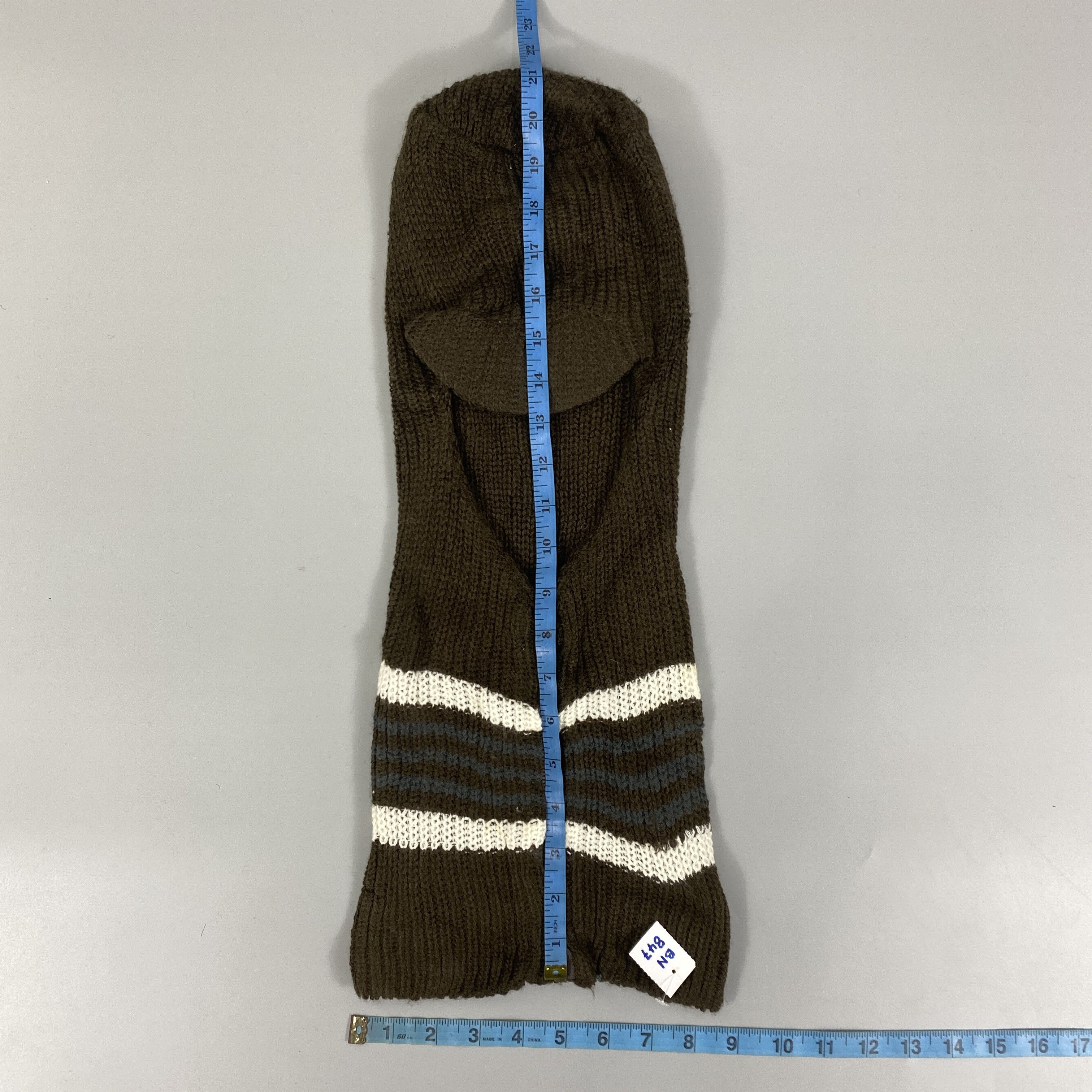 Japanese Brand Ski Cap Hat With Zipper -BN847 Size ONE SIZE - 5 Thumbnail