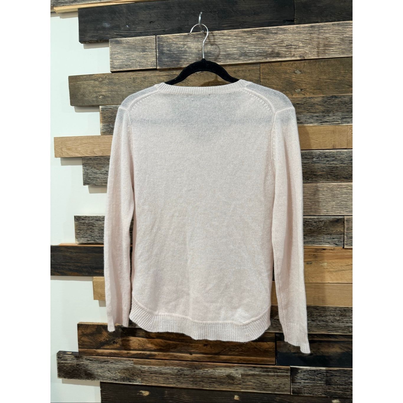 Grand Scheme Estheme V-neck cashmere light pink sweater size Small Size S / US 4 / IT 40 - 2 Thumbnail