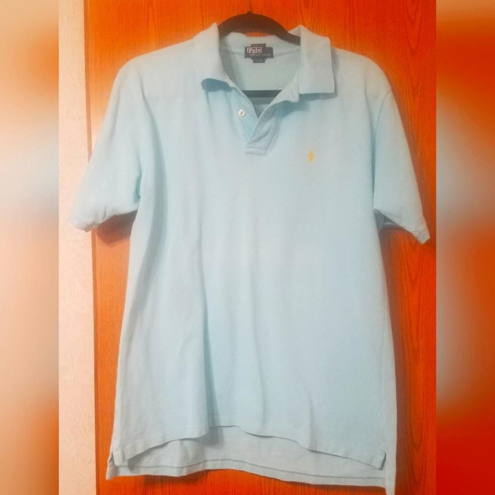 Polo Ralph Lauren Polo by Ralph Lauren Men's Light Blue Polo Shirt Size XL Size US XL / EU 56 / 4 - 1 Thumbnail