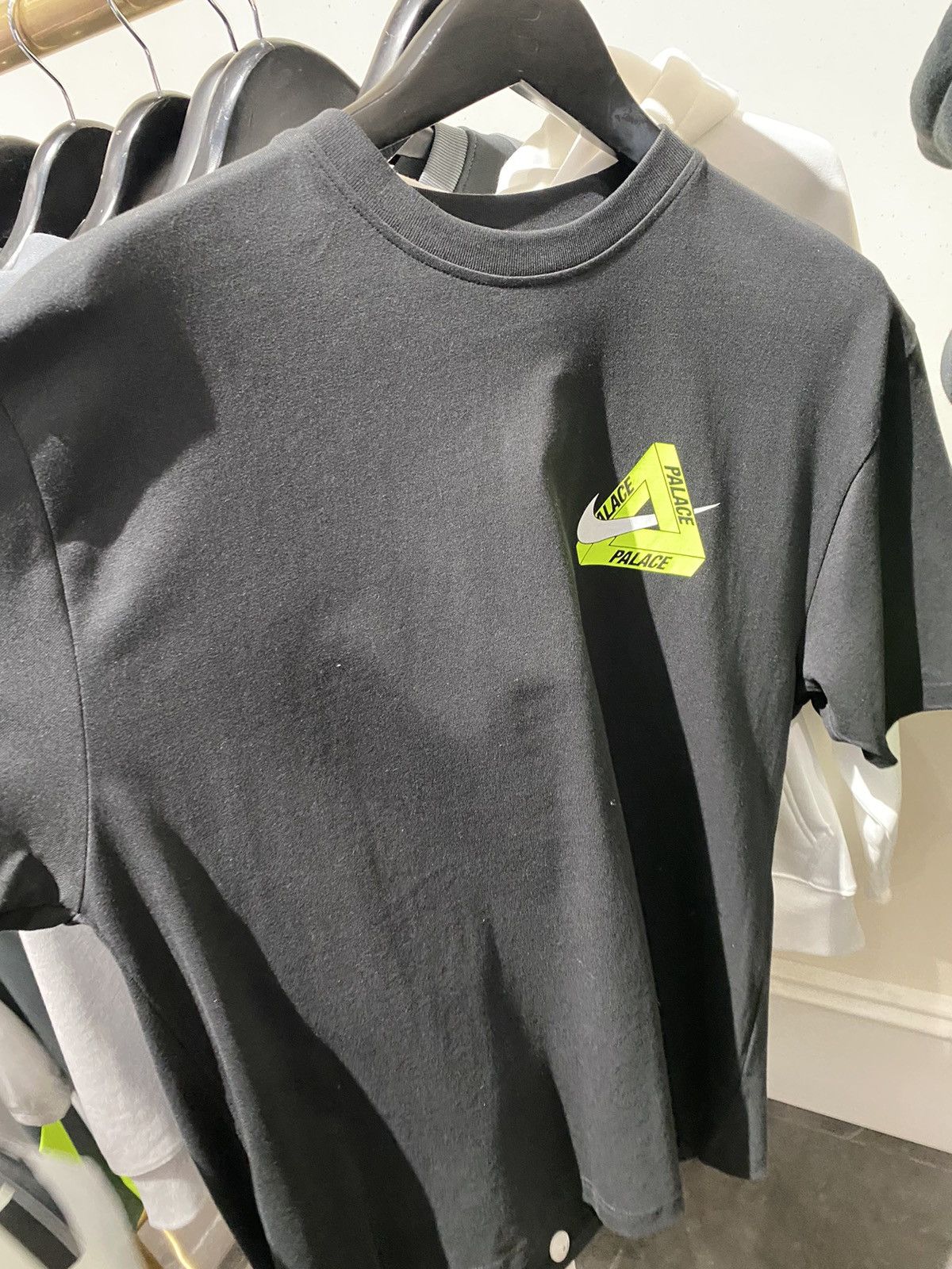 Palace Palace x Nike Tri Swoosh T-Shirt Black | Grailed