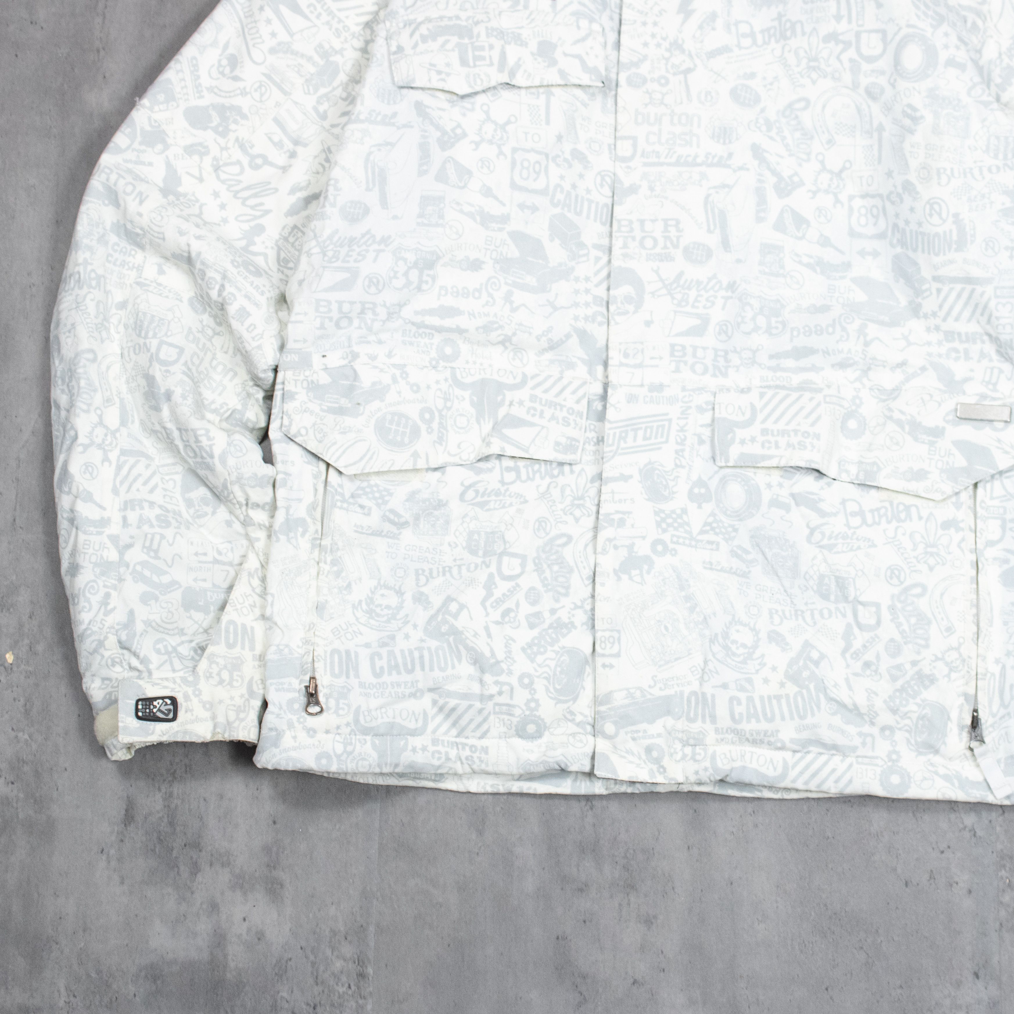 Burton Vintage Y2K 2000's Burton AOP Graphic Snowboard Jacket Size US M / EU 48-50 / 2 - 4 Thumbnail