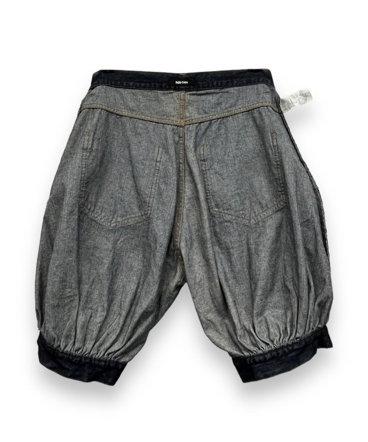 Issey Miyake NE-NET By ISSEY MIYAKE Sun Faded Butt SASHIKO Balloon Shorts Size US 30 / EU 46 - 6 Thumbnail