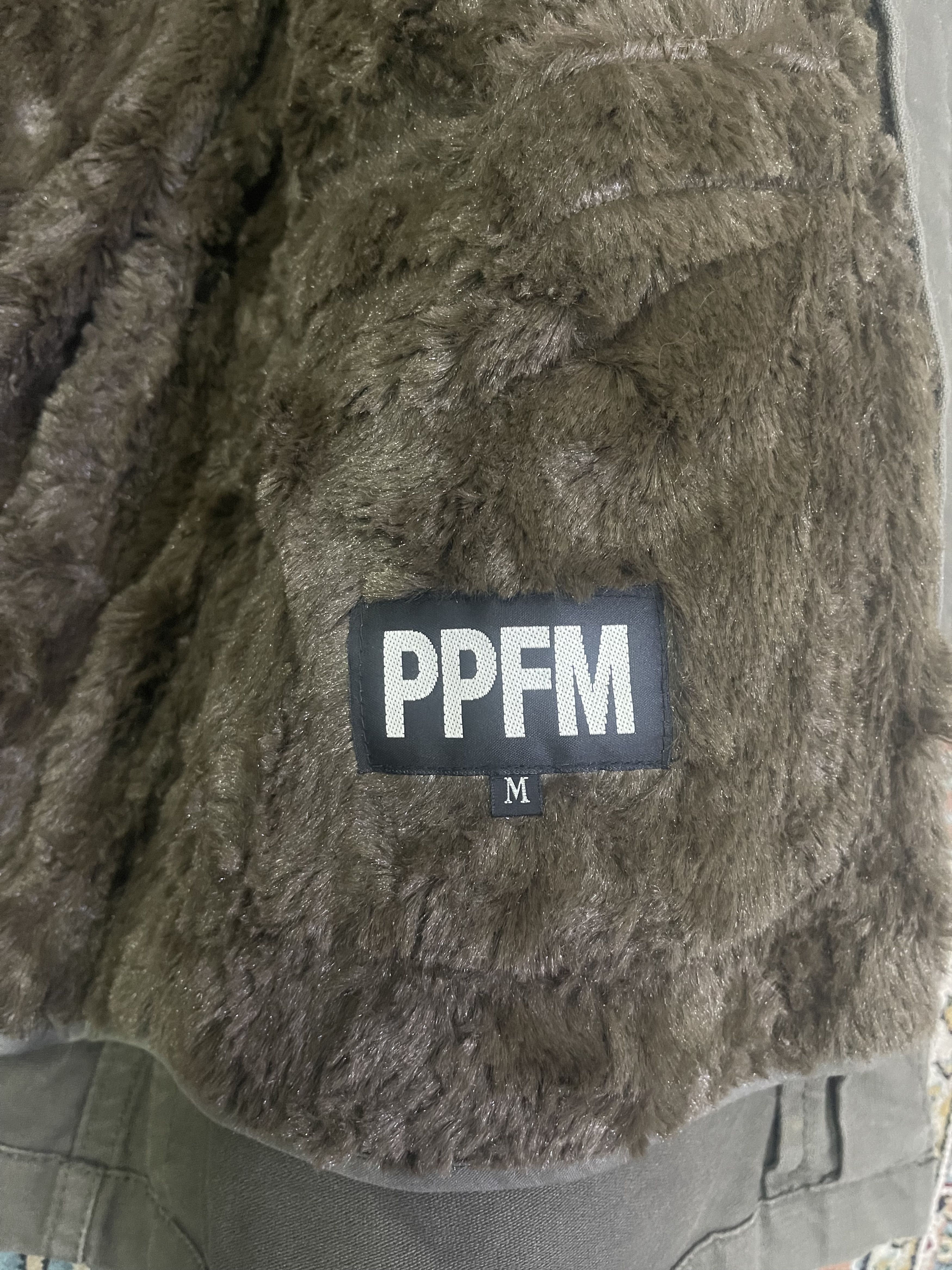 PPFM PPFM Fur Hood Military Parka Jacket Olive Green Size M Coat Size US M / EU 48-50 / 2 - 6 Thumbnail