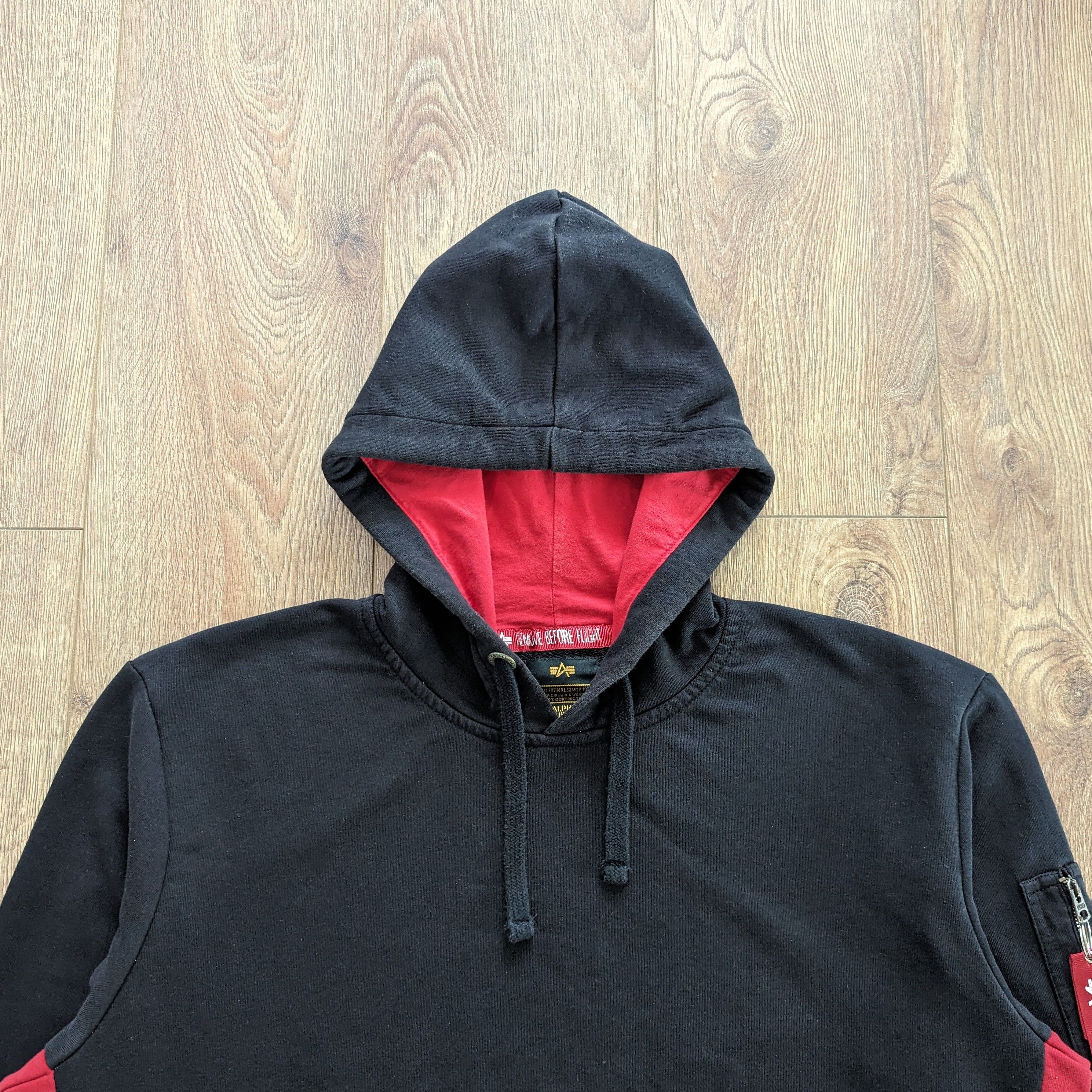 Alpha Industries Alpha Industries Men's Hoodie With Stripes On The Sides XL Size US XL / EU 56 / 4 - 2 Thumbnail