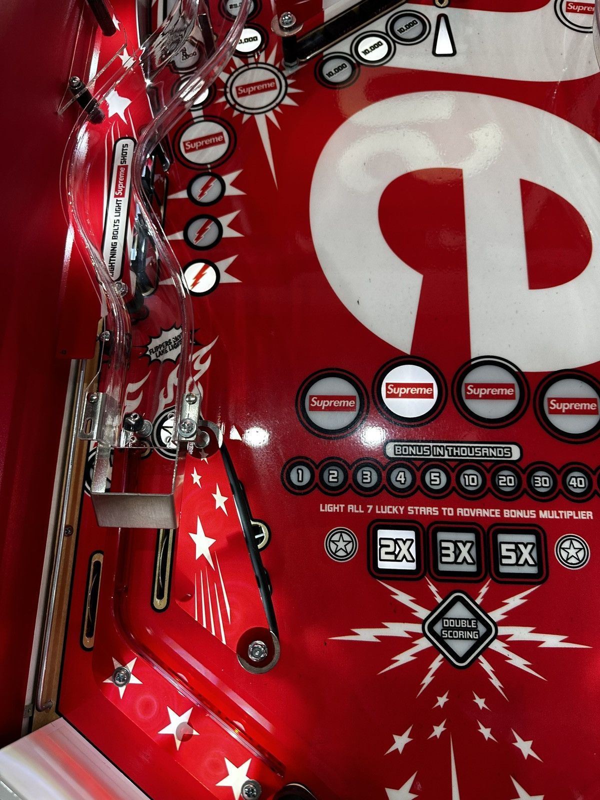 Supreme Supreme X Stern Pinball Machine Size ONE SIZE - 5 Thumbnail