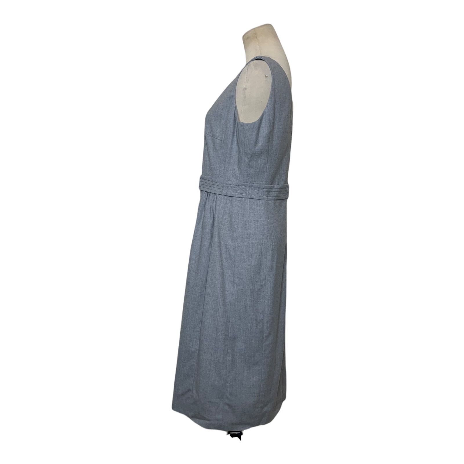 Piazza Sempione Piazza Sempione gray wool sheath dress size 46 - US 14 Size XL / US 12-14 / IT 48-50 - 8 Thumbnail