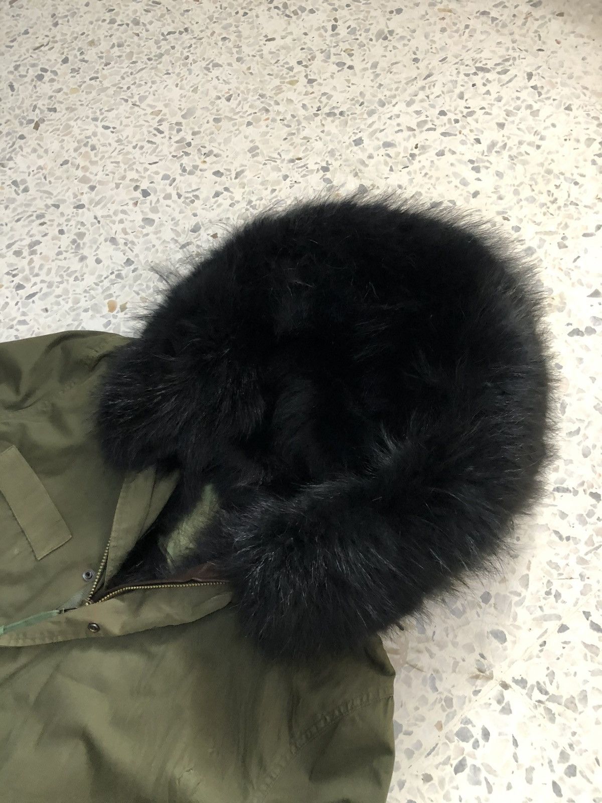 MR & MRS ITALY On Fire🔥 Mr & Mrs Italy Kayote Fur Army Green Parka Jacket Size XXS / US 00 / IT 34 - 15 Thumbnail
