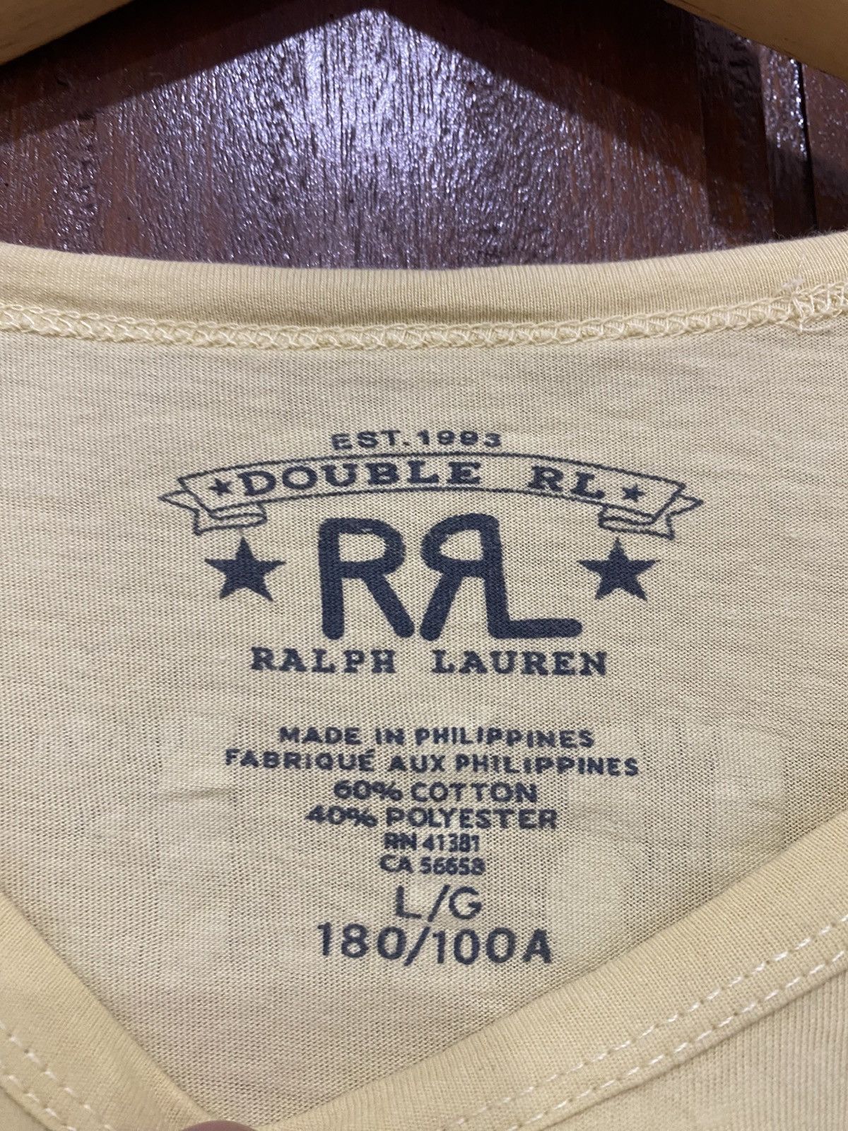RRL Ralph Lauren Double RRL Ralph Lauren Tshirt AA0171 Size US L / EU 52-54 / 3 - 8 Thumbnail