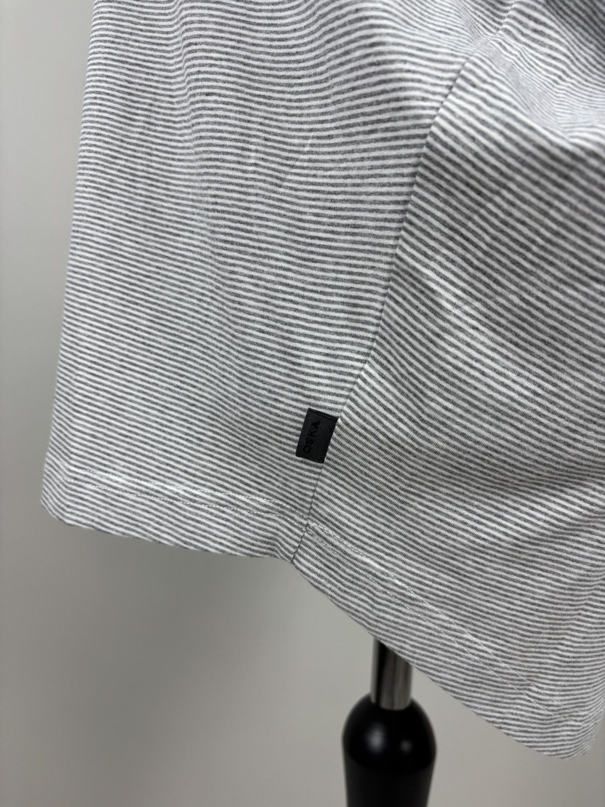 OSKA Womens t shirt OSKA Size 3 Color White/Gray Size L / US 10 / IT 46 - 8 Thumbnail
