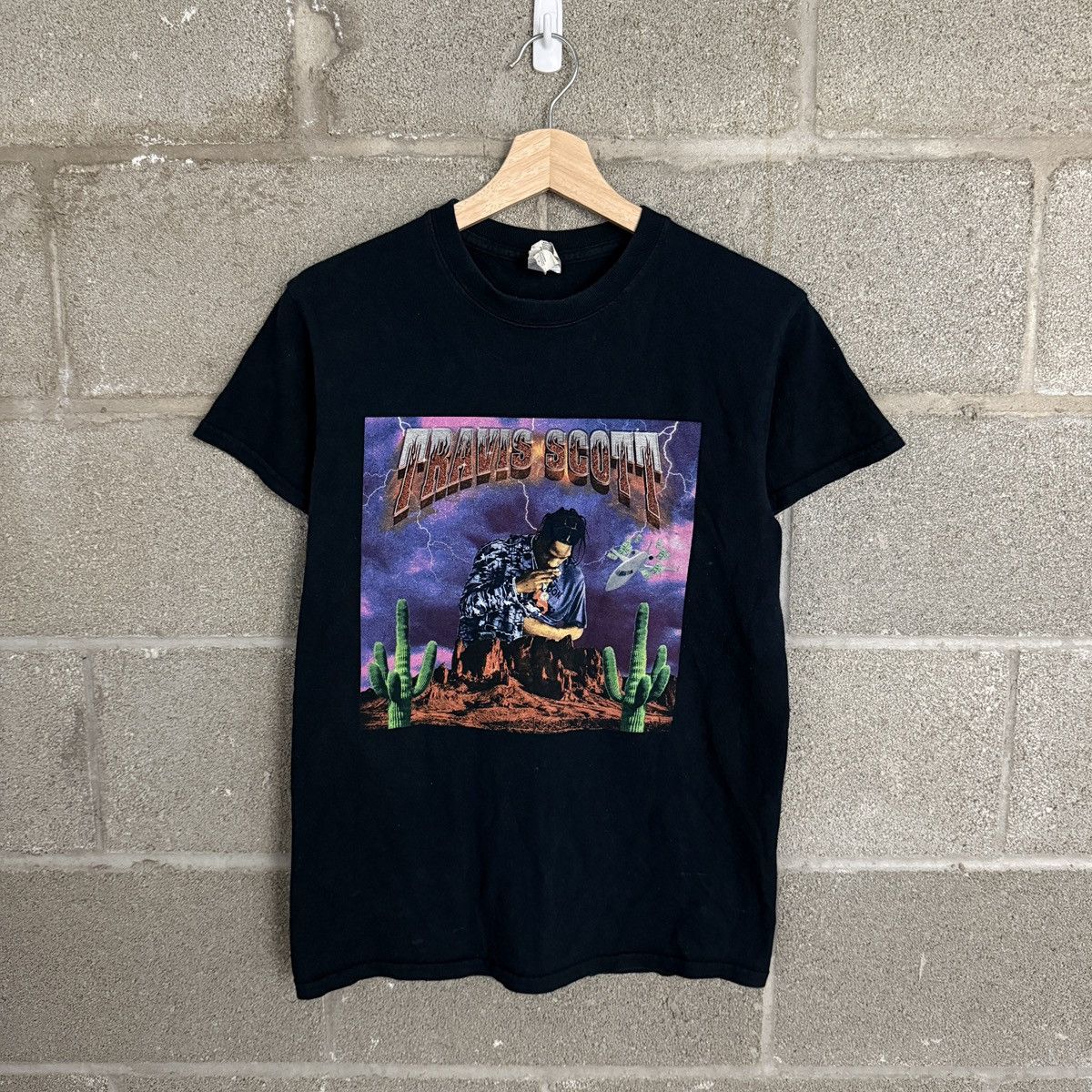 Gildan Gildan Travis Scott 2015 Concert Black Graphic Tee Men Small Size US S / EU 44-46 / 1 - 1 Thumbnail