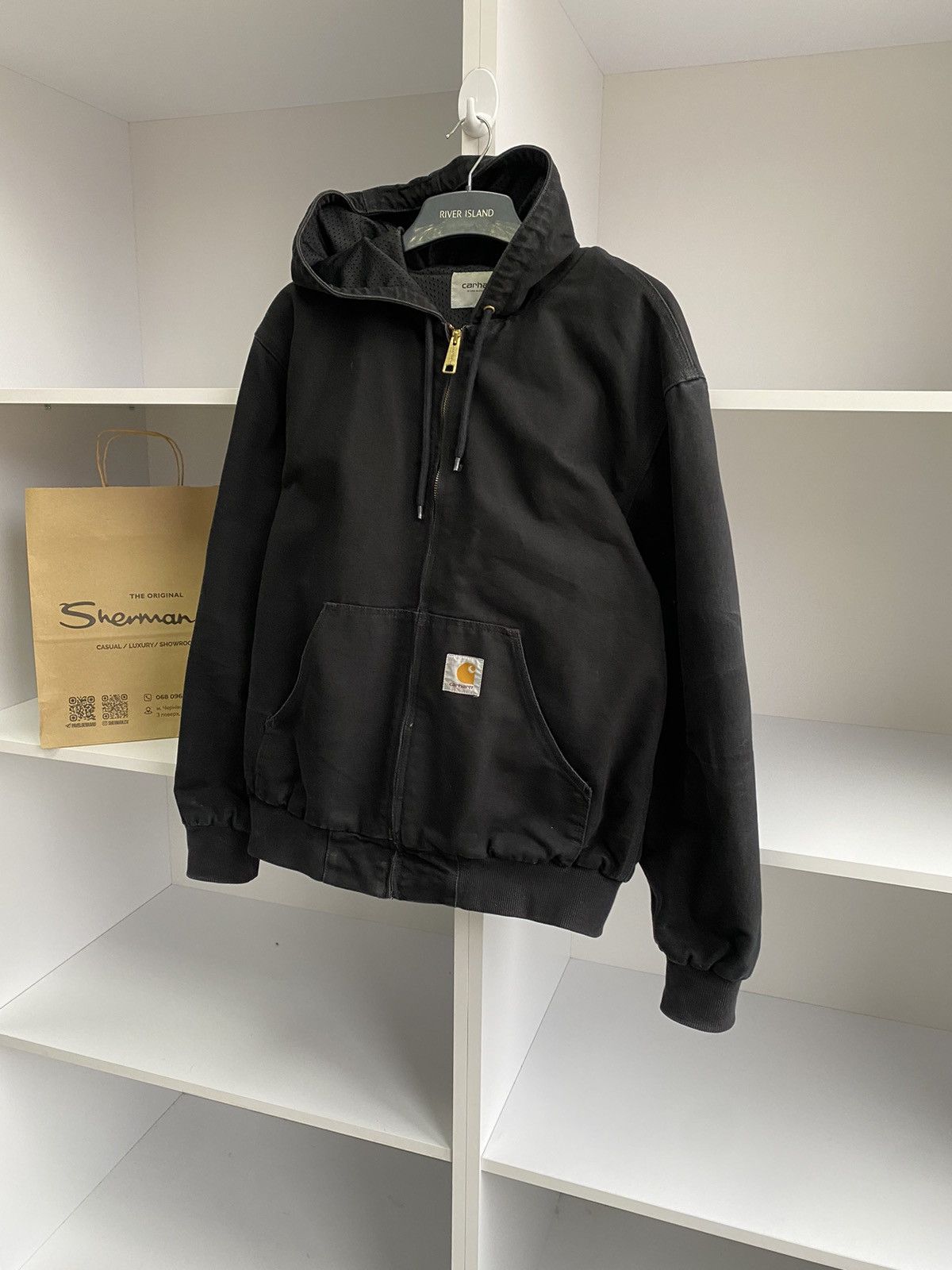 Carhartt × Vintage Vintage Cathartt 90s style Active black jacket Size US M / EU 48-50 / 2 - 4 Thumbnail