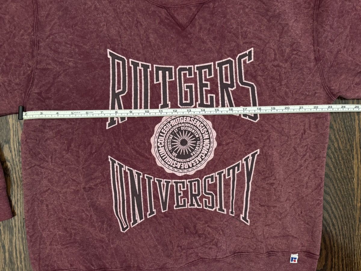 Russell Athletic Vtg 90s Rutgers University Russell Athletic Crewneck Fade Size US XL / EU 56 / 4 - 6 Thumbnail
